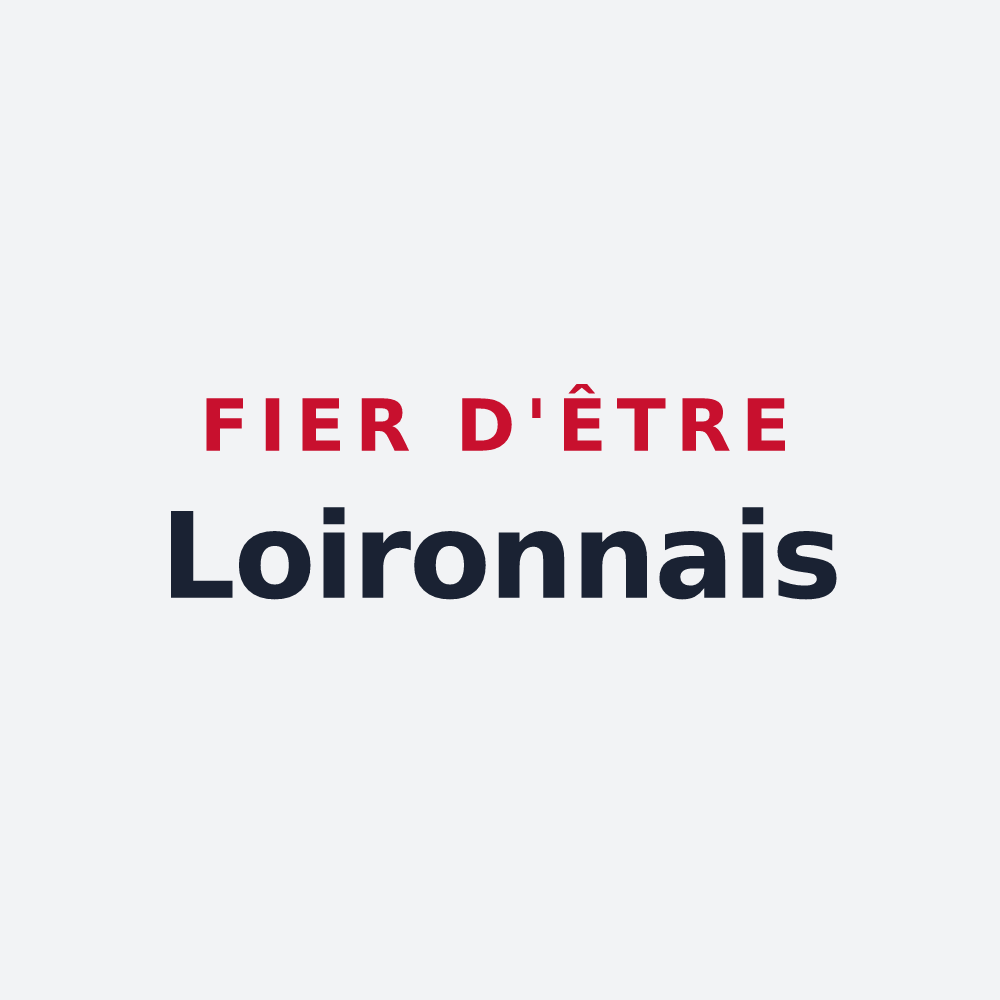 Poster « Fier d'être Loironnais » — design pour Loiron-Ruillé