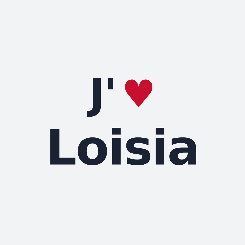 Poster personnalisé Loisia — design J'aime Loisia