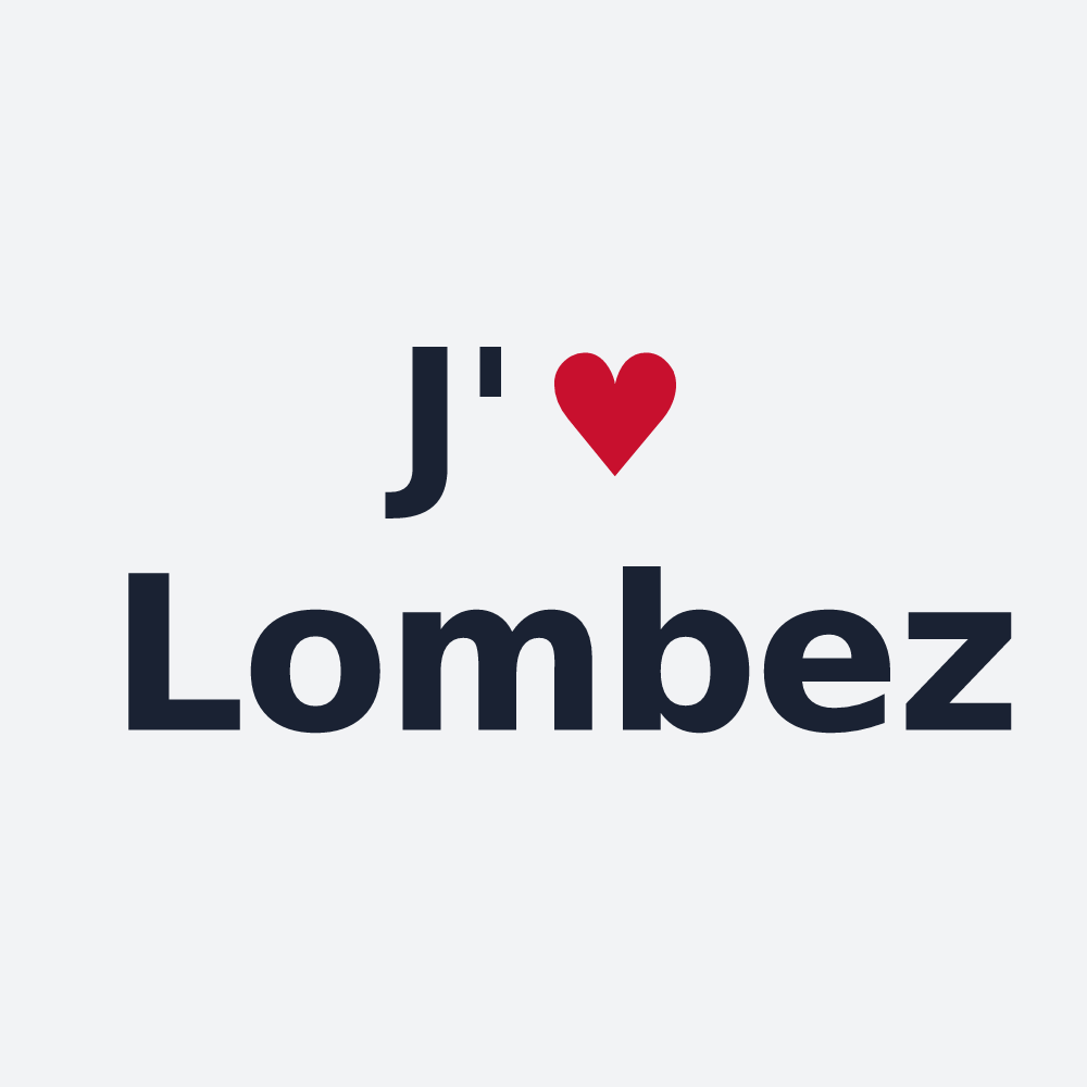 Poster personnalisé Lombez — design J'aime Lombez
