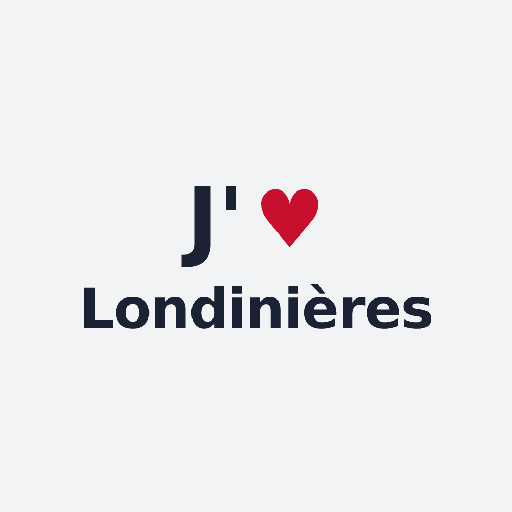 Poster personnalisé Londinières — design J'aime Londinières