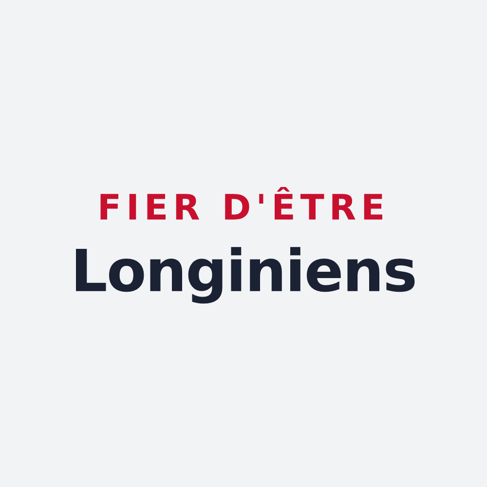 Poster « Fier d'être Longiniens » — design pour Long
