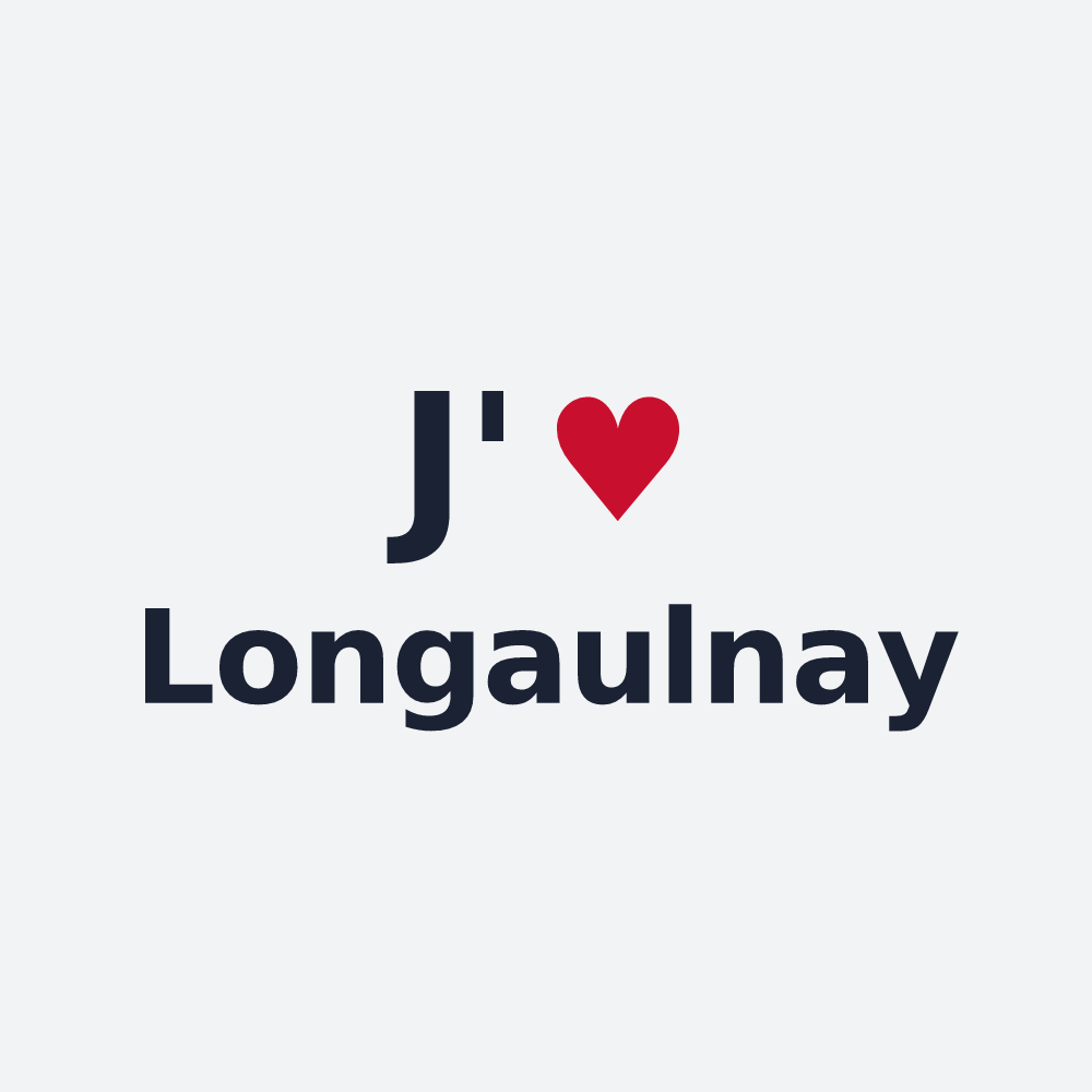 Poster personnalisé Longaulnay — design J'aime Longaulnay