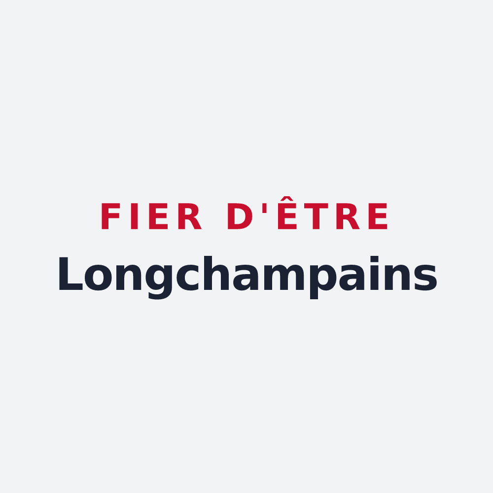 Poster « Fier d'être Longchampains » — design pour Longchamps