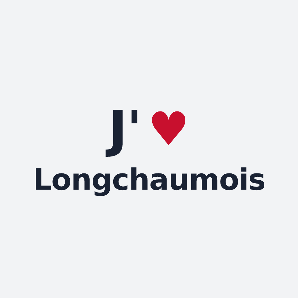 Poster personnalisé Longchaumois — design J'aime Longchaumois