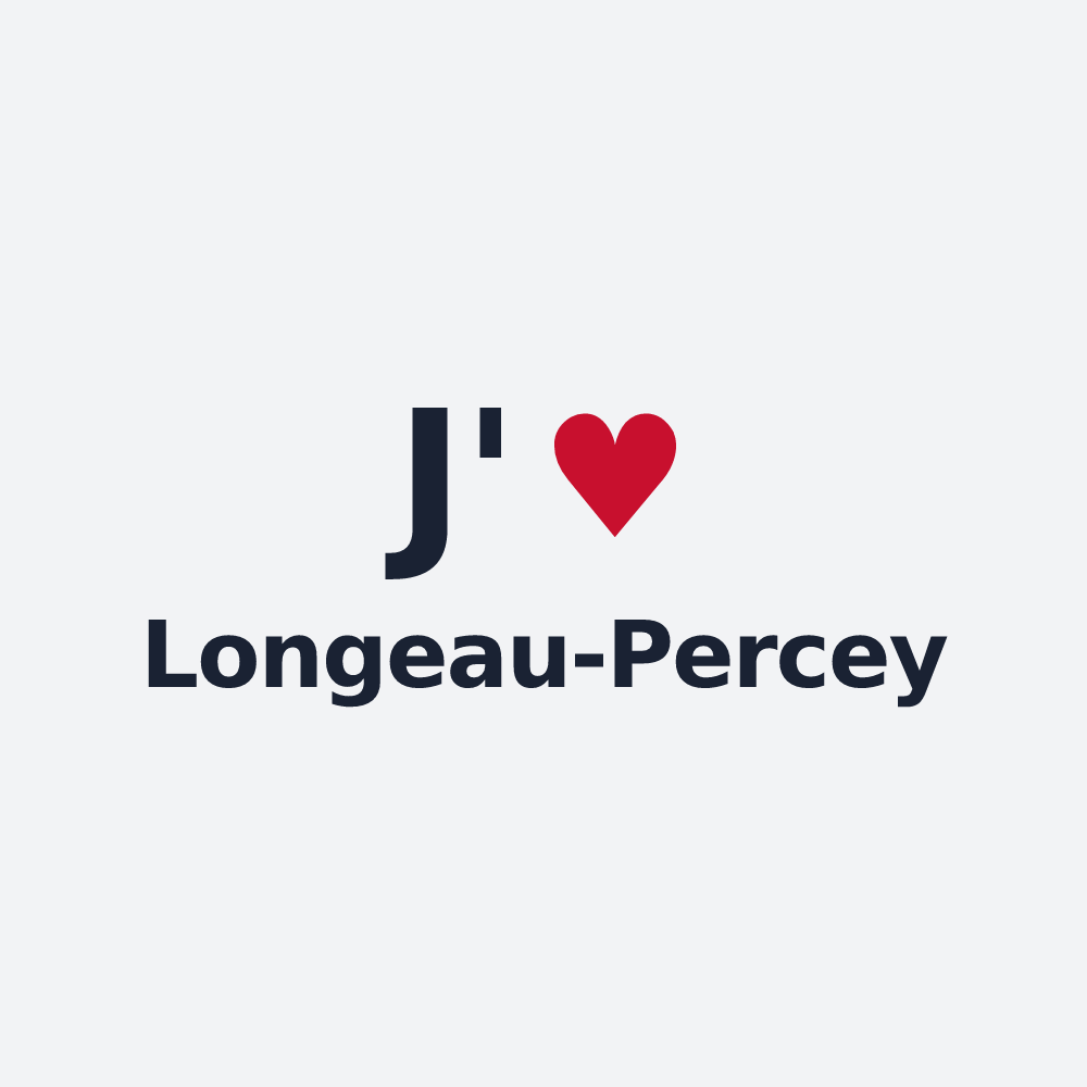 Poster personnalisé Longeau-Percey — design J'aime Longeau-Percey