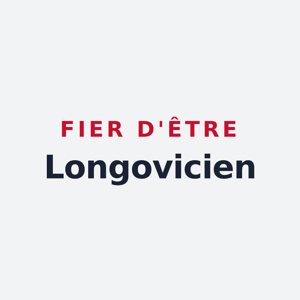 Poster « Fier d'être Longovicien » — design pour Longeaux