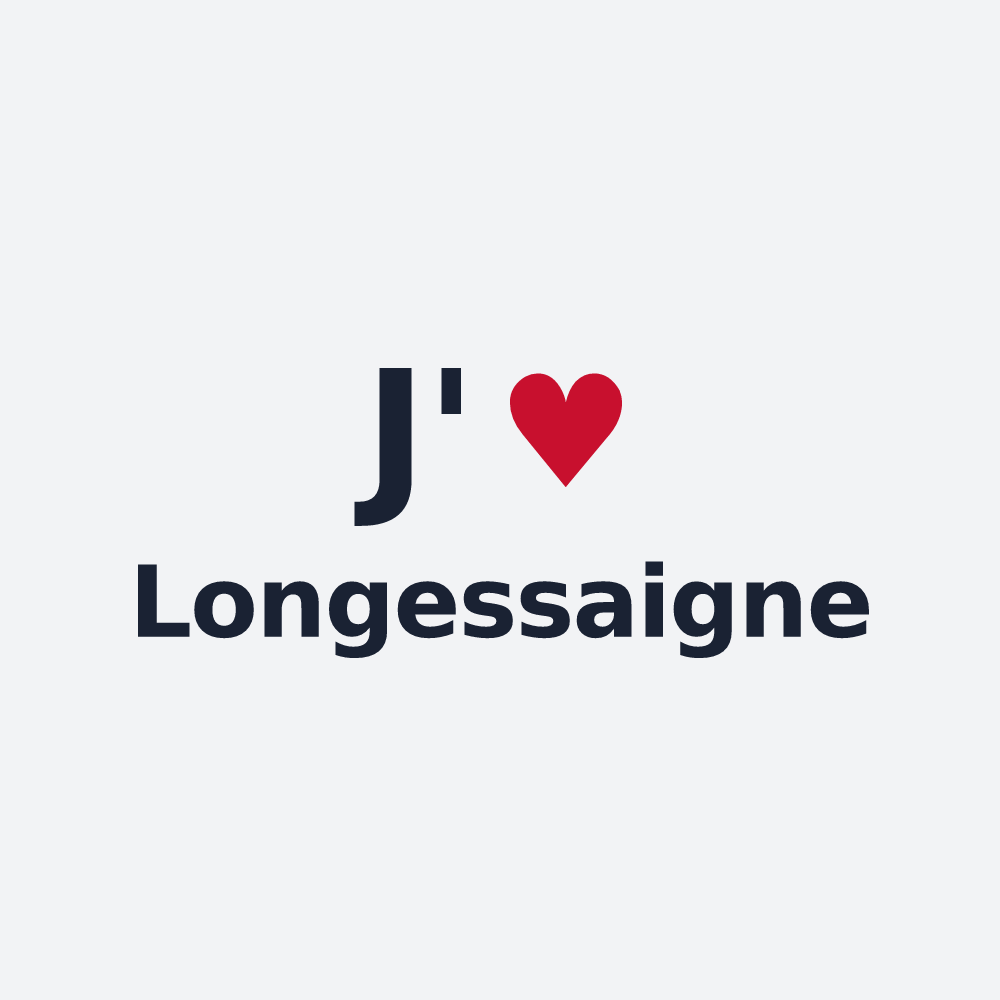 Poster personnalisé Longessaigne — design J'aime Longessaigne