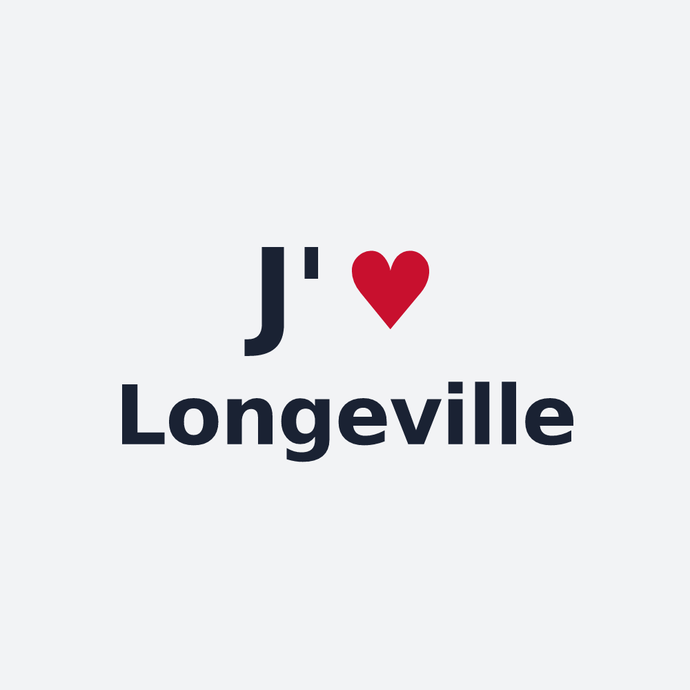 Poster personnalisé Longeville — design J'aime Longeville