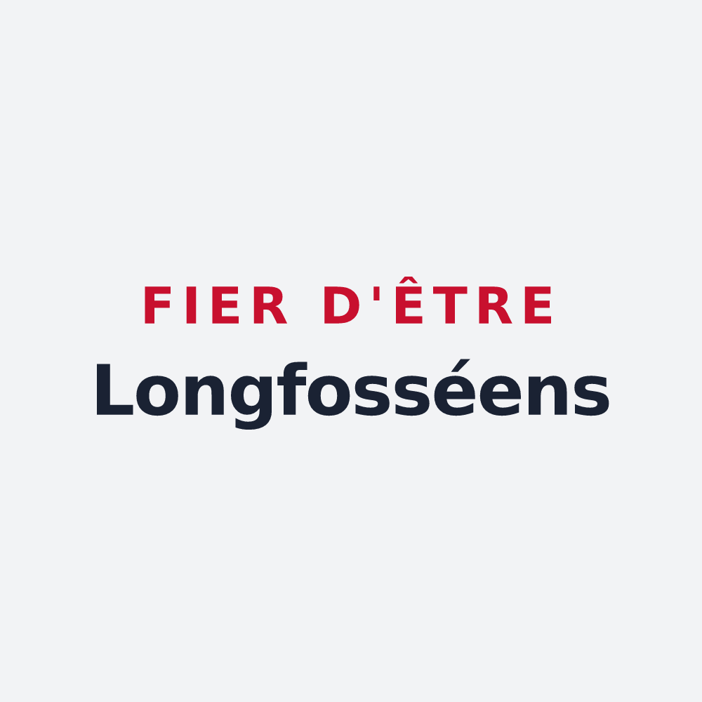 Poster « Fier d'être Longfosséens » — design pour Longfossé