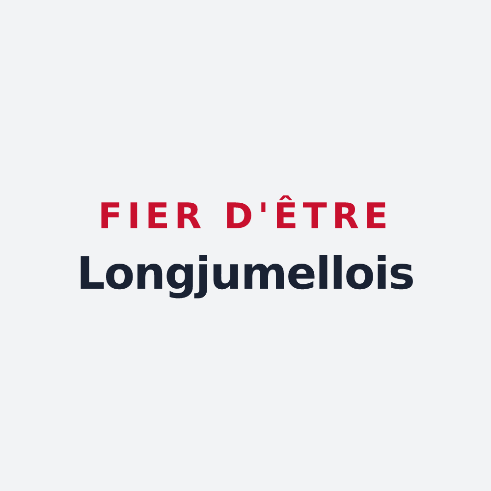 Poster « Fier d'être Longjumellois » — design pour Longjumeau