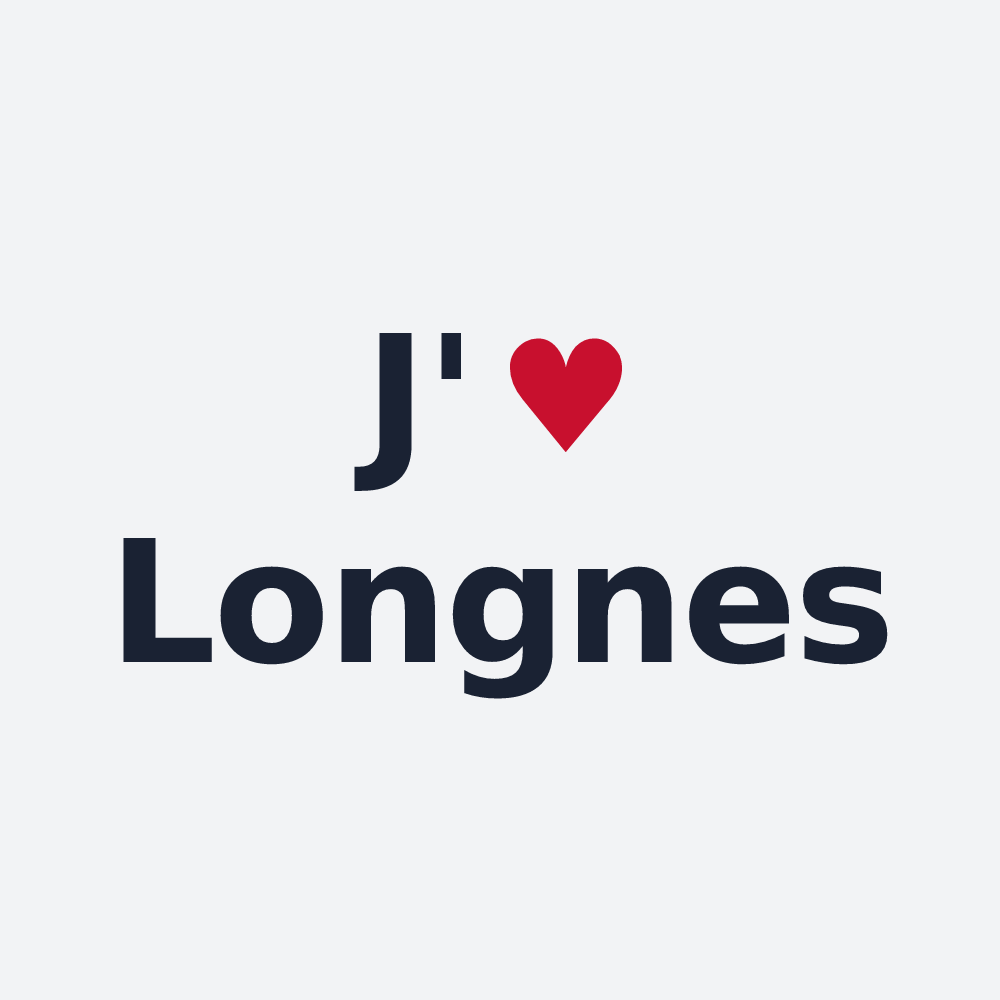 Poster personnalisé Longnes — design J'aime Longnes