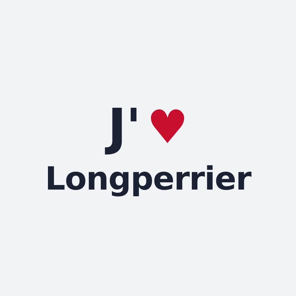 Poster personnalisé Longperrier — design J'aime Longperrier