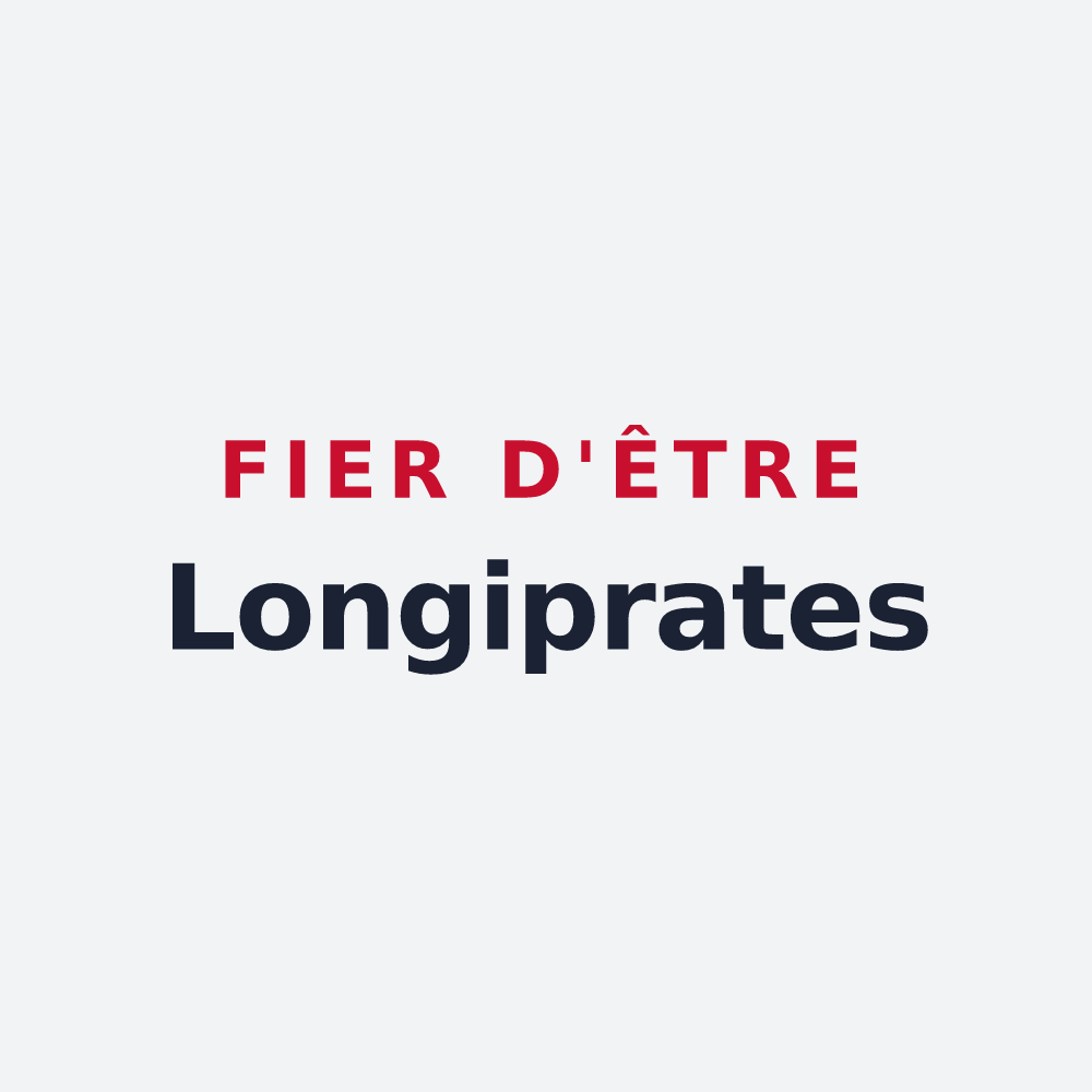 Poster « Fier d'être Longiprates » — design pour Longpré-les-Corps-Saints