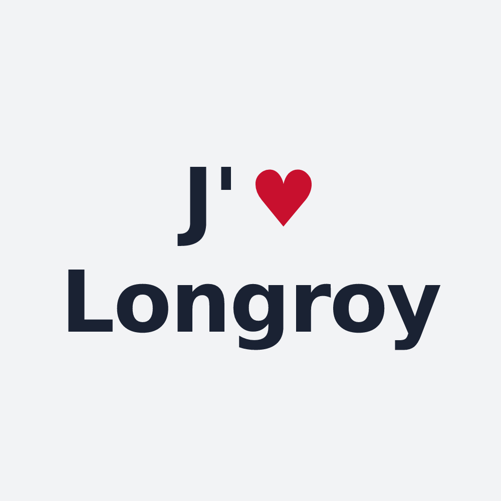 Poster personnalisé Longroy — design J'aime Longroy