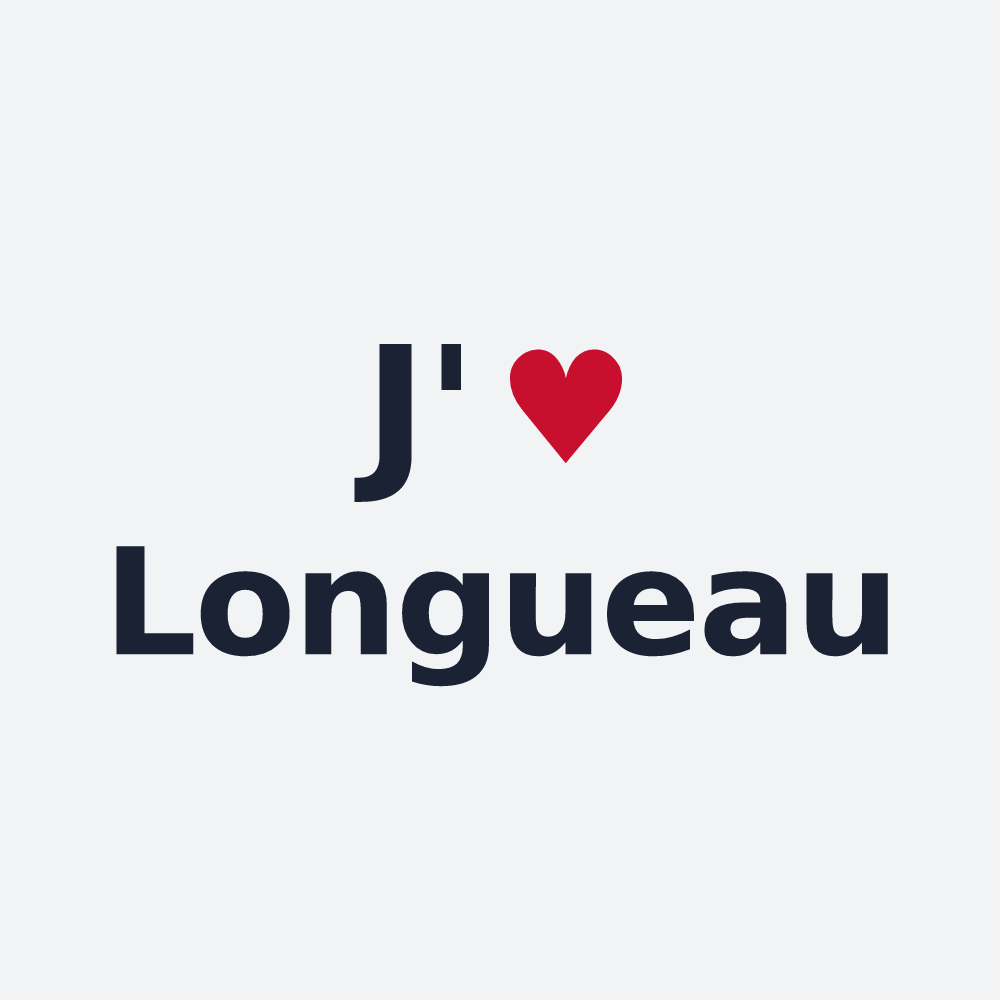 Poster personnalisé Longueau — design J'aime Longueau