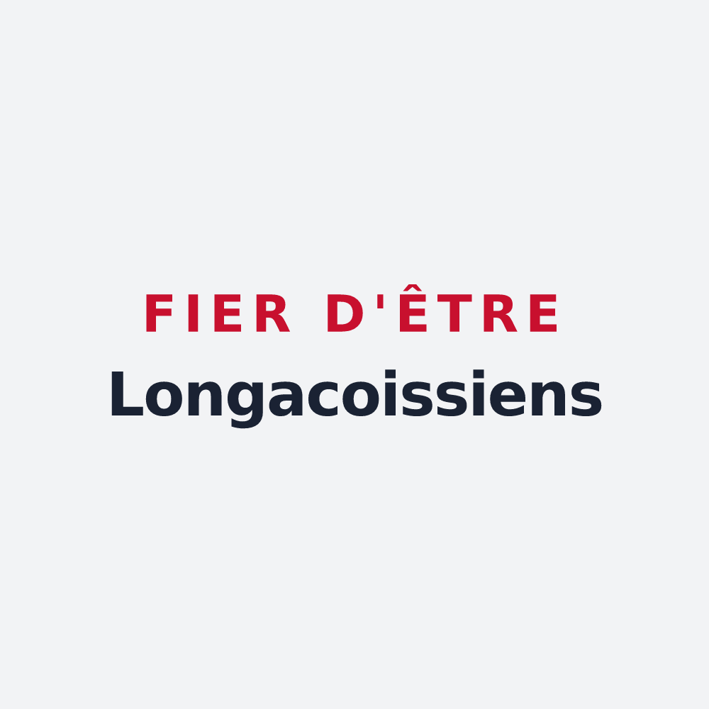 Poster « Fier d'être Longacoissiens » — design pour Longueau