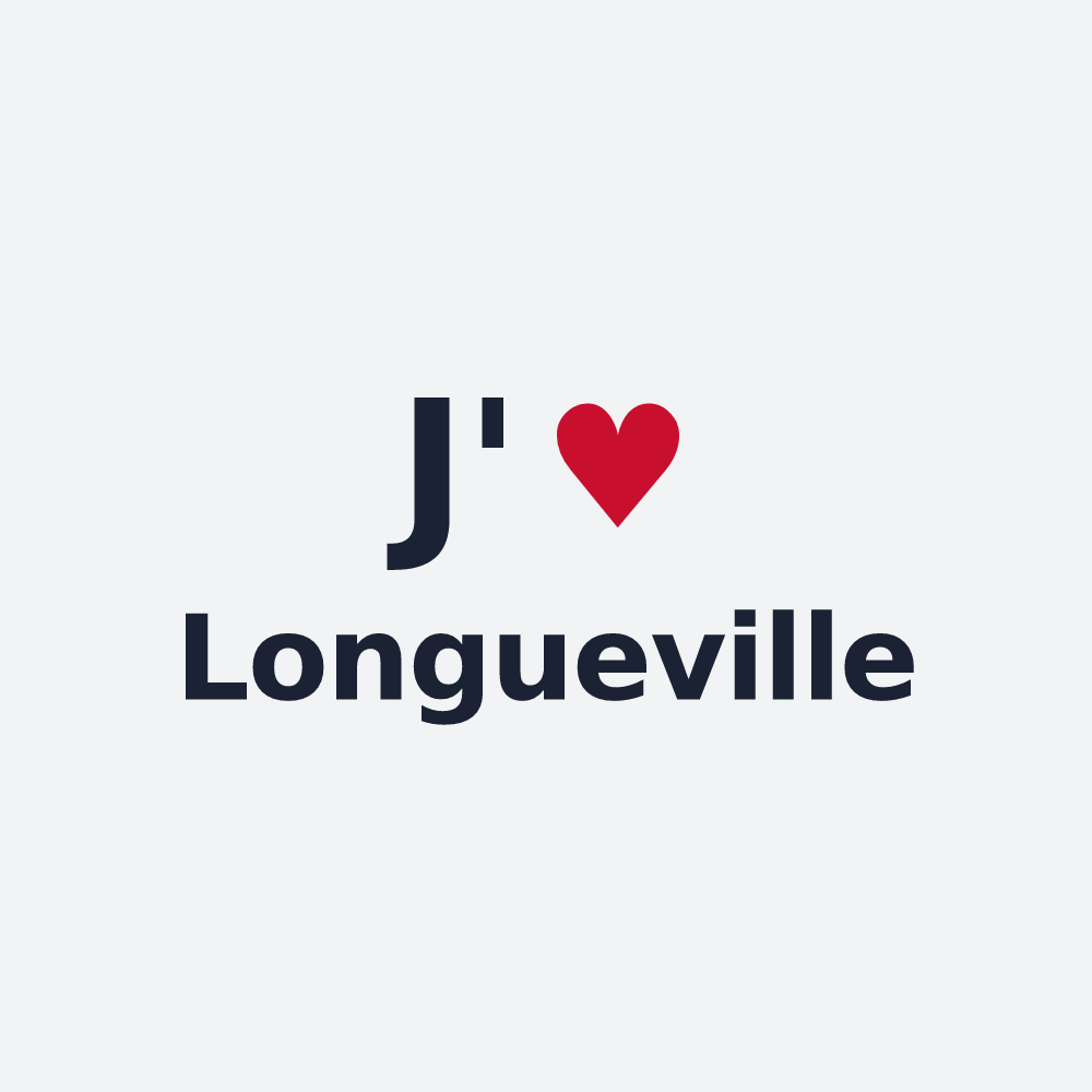 Poster personnalisé Longueville — design J'aime Longueville