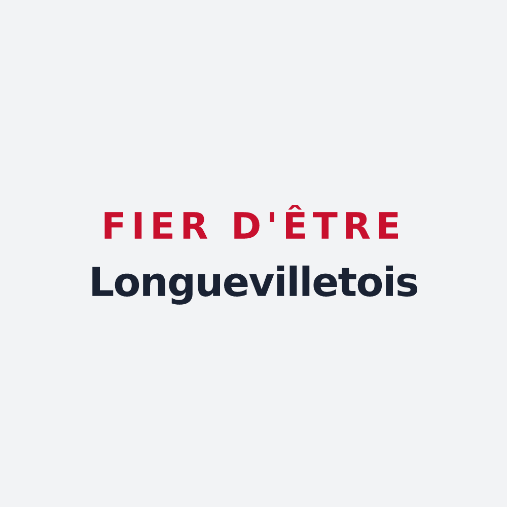 Poster « Fier d'être Longuevilletois » — design pour Longuevillette