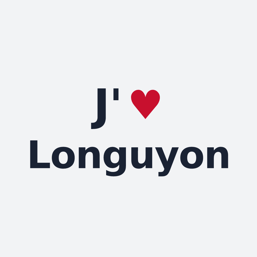 Poster personnalisé Longuyon — design J'aime Longuyon