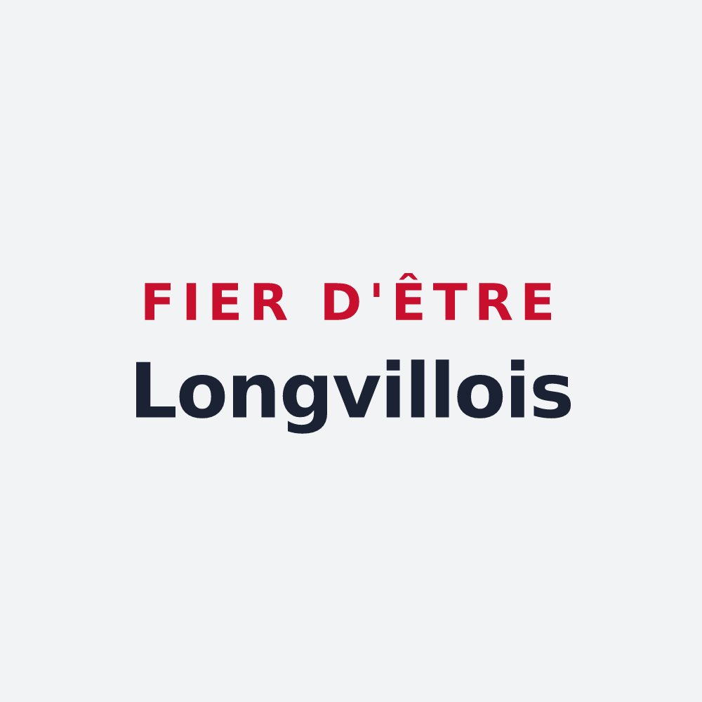 Poster « Fier d'être Longvillois » — design pour Longvilliers