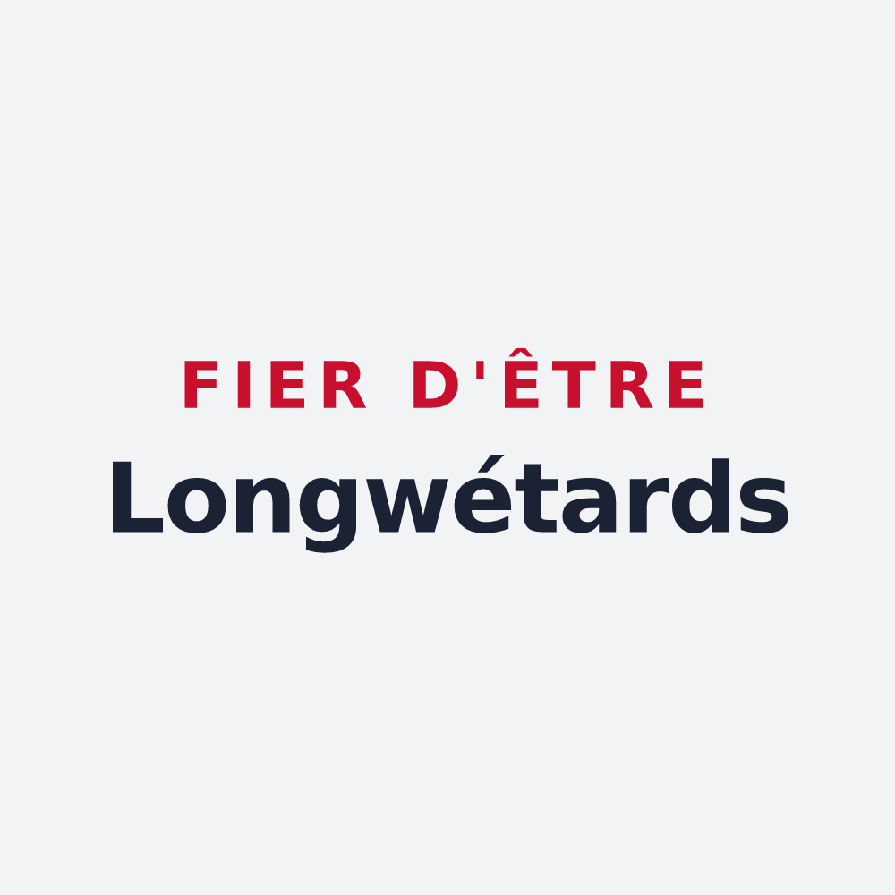 Poster « Fier d'être Longwétards » — design pour Longwé