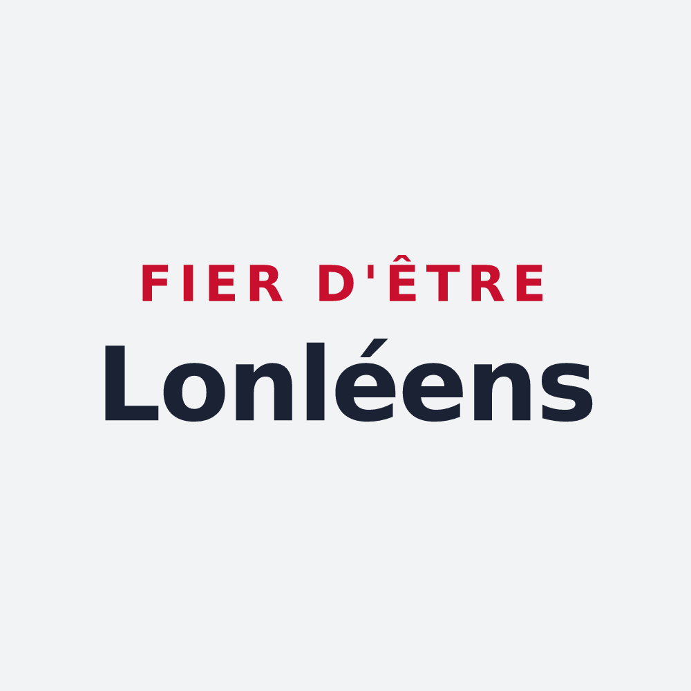 Poster « Fier d'être Lonléens » — design pour Lonlay-l'Abbaye