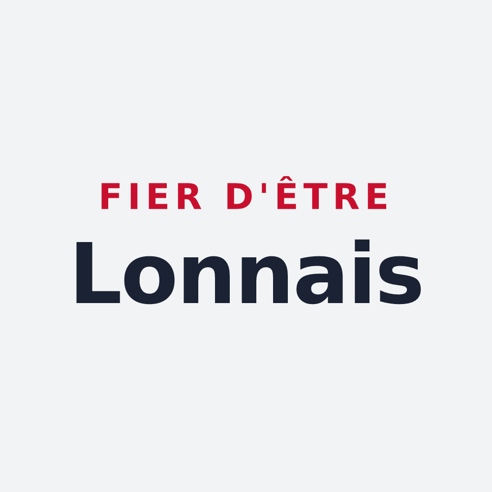Poster « Fier d'être Lonnais » — design pour Lonnes