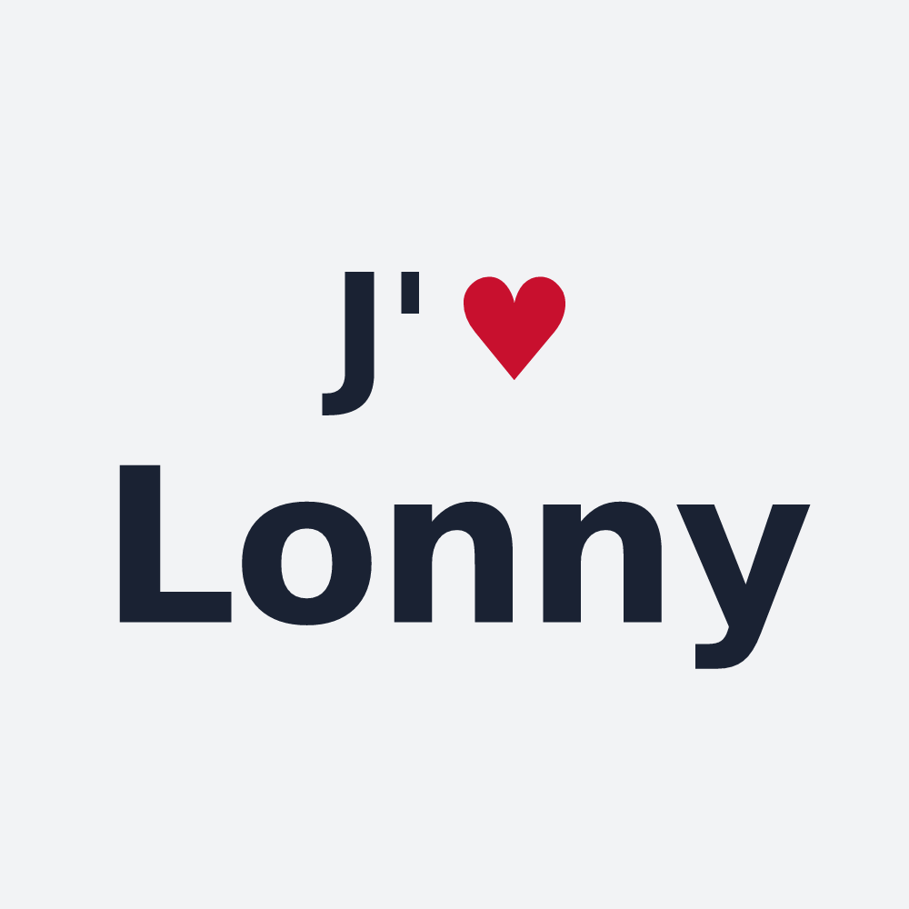 Poster personnalisé Lonny — design J'aime Lonny