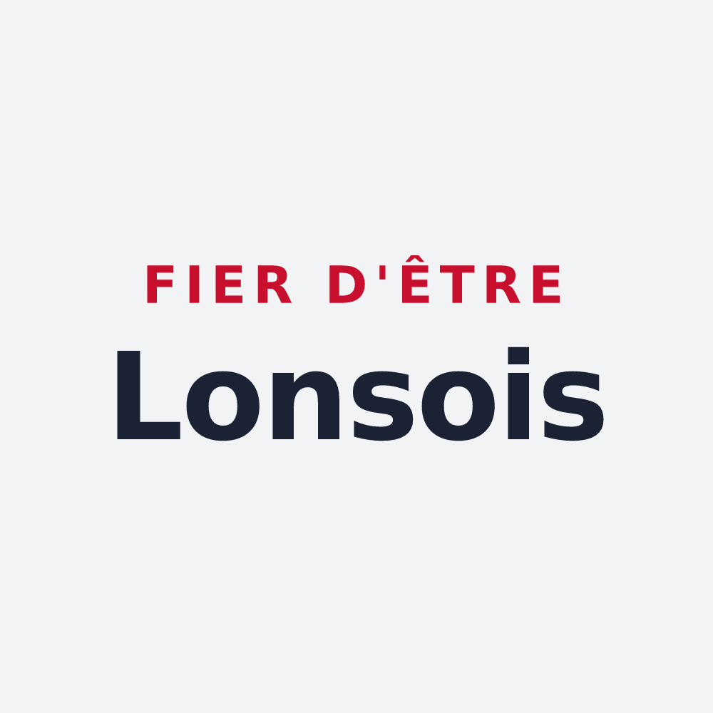 Poster « Fier d'être Lonsois » — design pour Lons