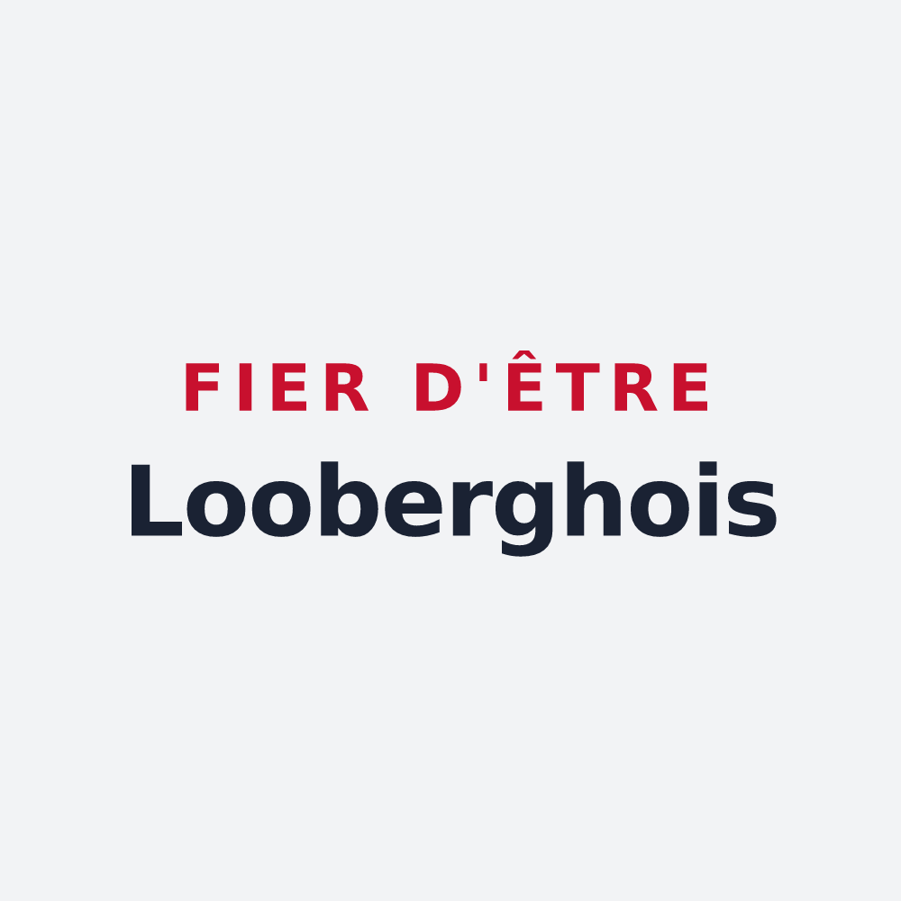Poster « Fier d'être Looberghois » — design pour Looberghe