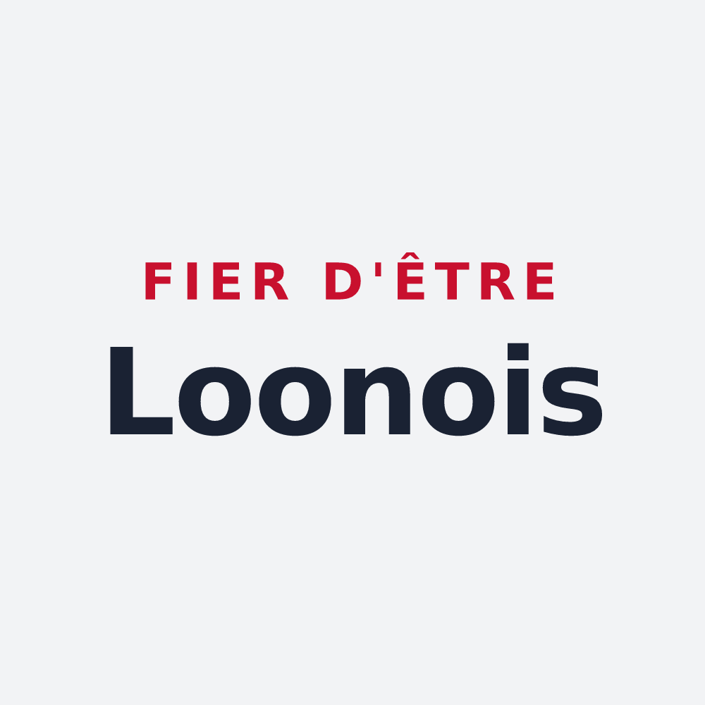 Poster « Fier d'être Loonois » — design pour Loon-Plage