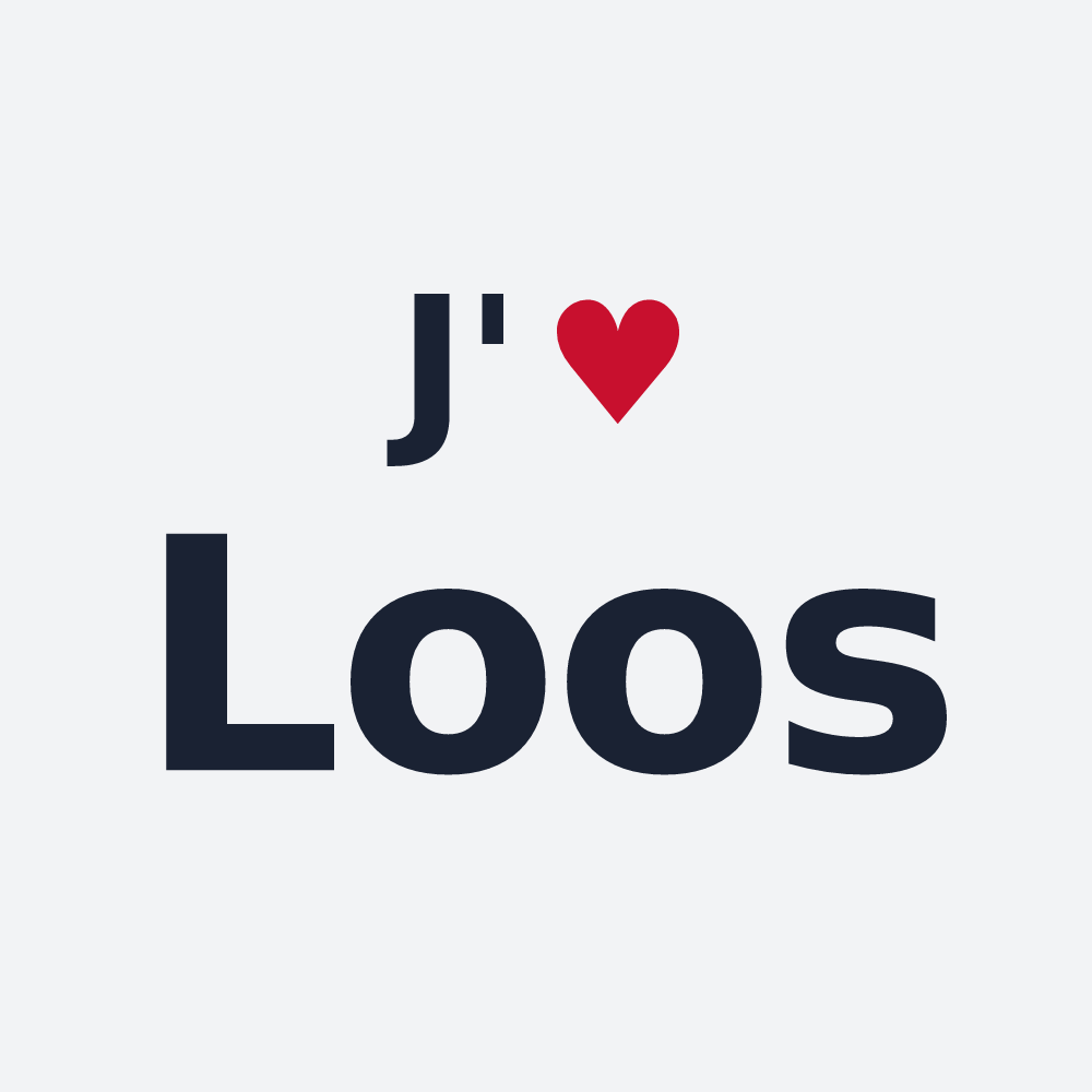 Poster personnalisé Loos — design J'aime Loos