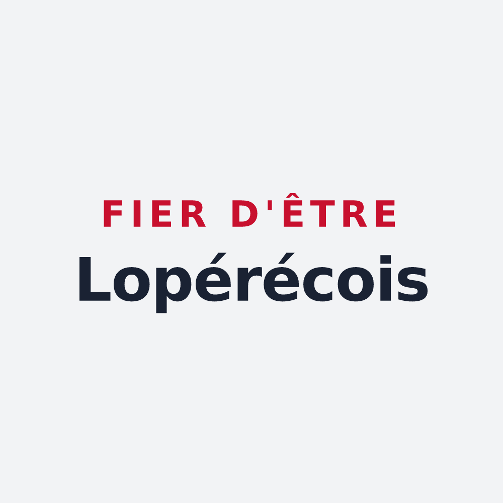 Poster « Fier d'être Lopérécois » — design pour Lopérec