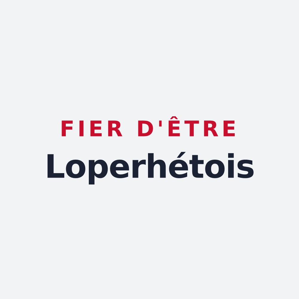 Poster « Fier d'être Loperhétois » — design pour Loperhet
