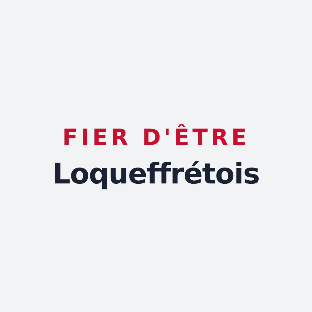 Poster « Fier d'être Loqueffrétois » — design pour Loqueffret