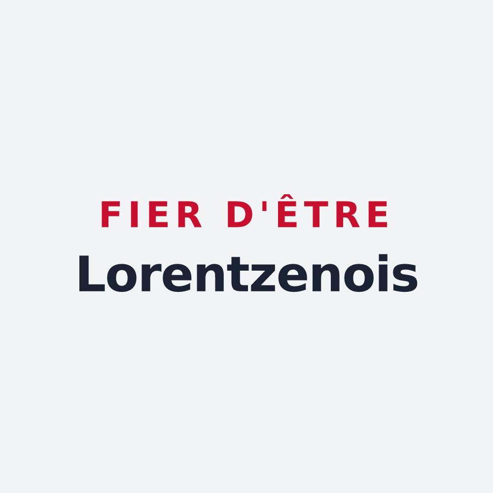 Poster « Fier d'être Lorentzenois » — design pour Lorentzen