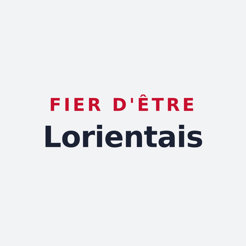 Poster « Fier d'être Lorientais » — design pour Lorient