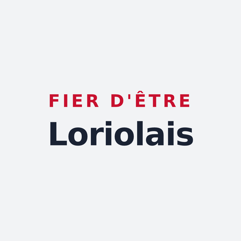 Poster « Fier d'être Loriolais » — design pour Loriol-sur-Drôme
