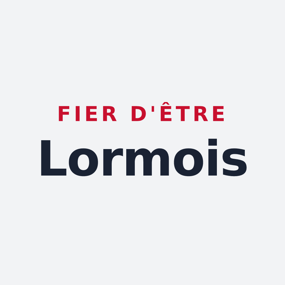 Poster « Fier d'être Lormois » — design pour Lormes