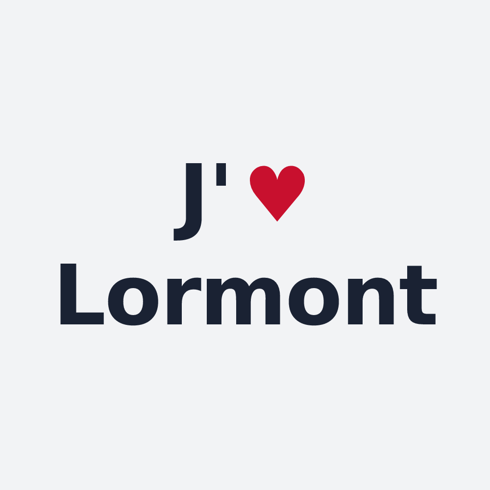 Poster personnalisé Lormont — design J'aime Lormont