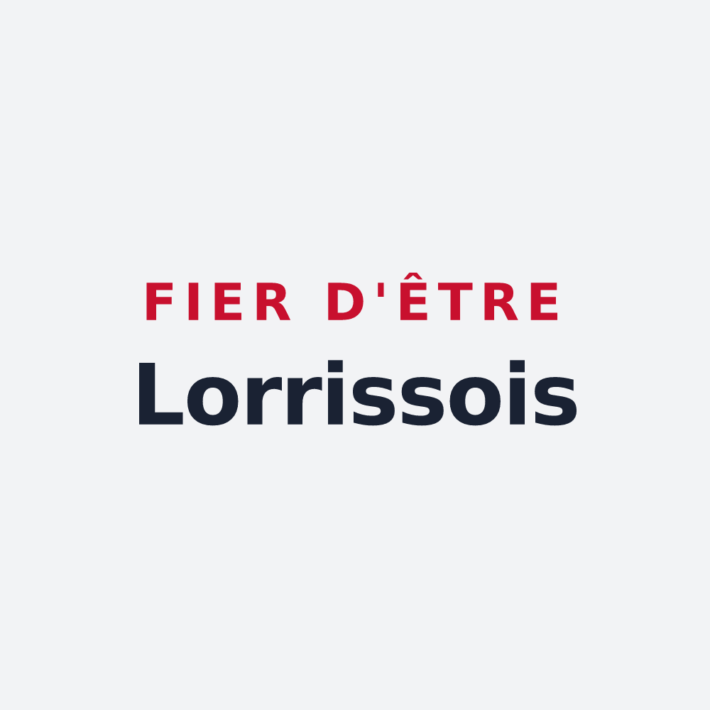 Poster « Fier d'être Lorrissois » — design pour Lorris