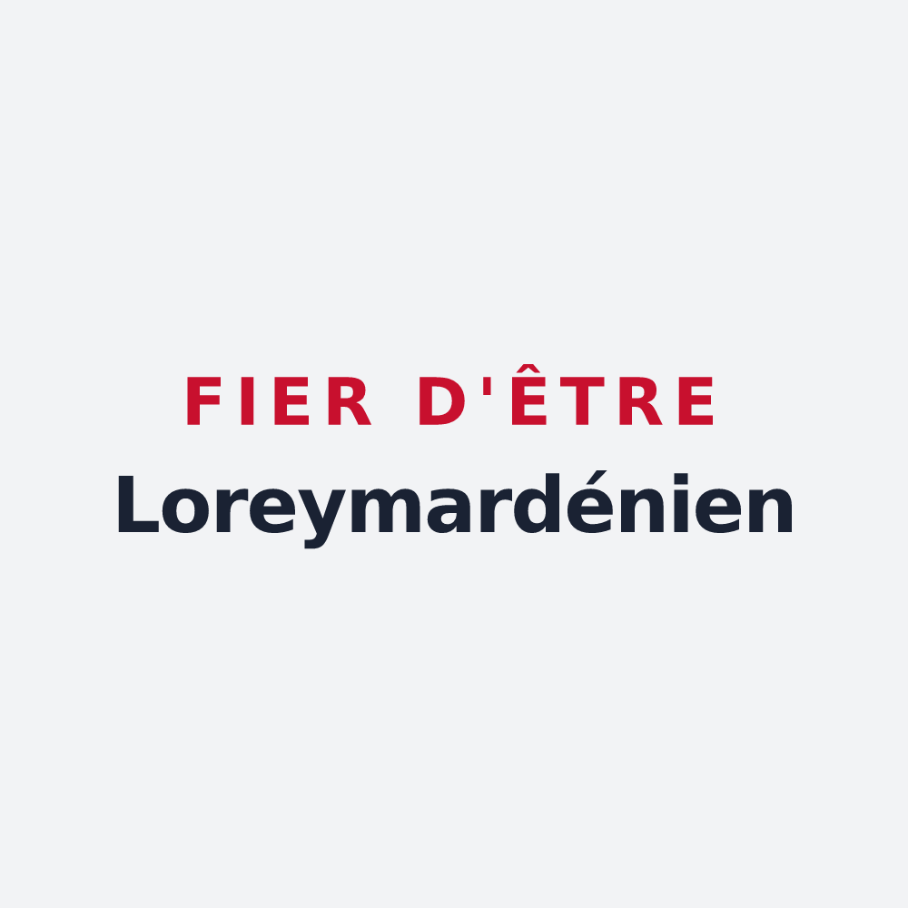Poster « Fier d'être Loreymardénien » — design pour Lorry-Mardigny