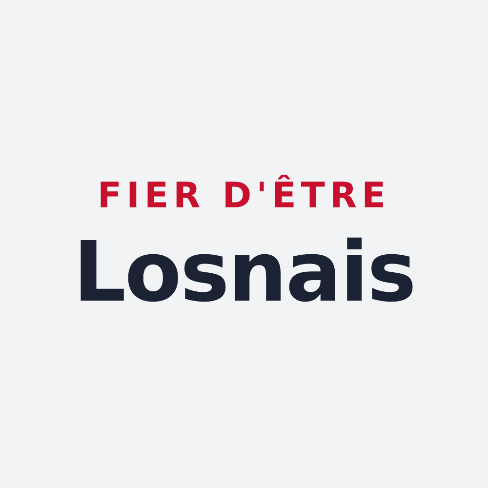 Poster « Fier d'être Losnais » — design pour Losne