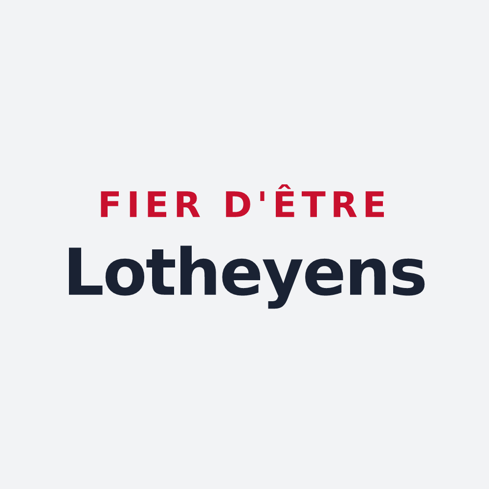 Poster « Fier d'être Lotheyens » — design pour Lothey