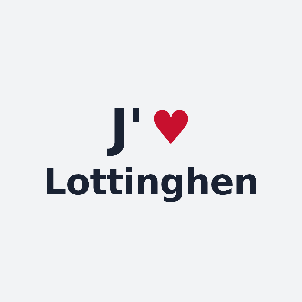 Poster personnalisé Lottinghen — design J'aime Lottinghen
