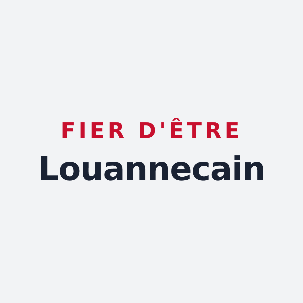 Poster « Fier d'être Louannecain » — design pour Louannec