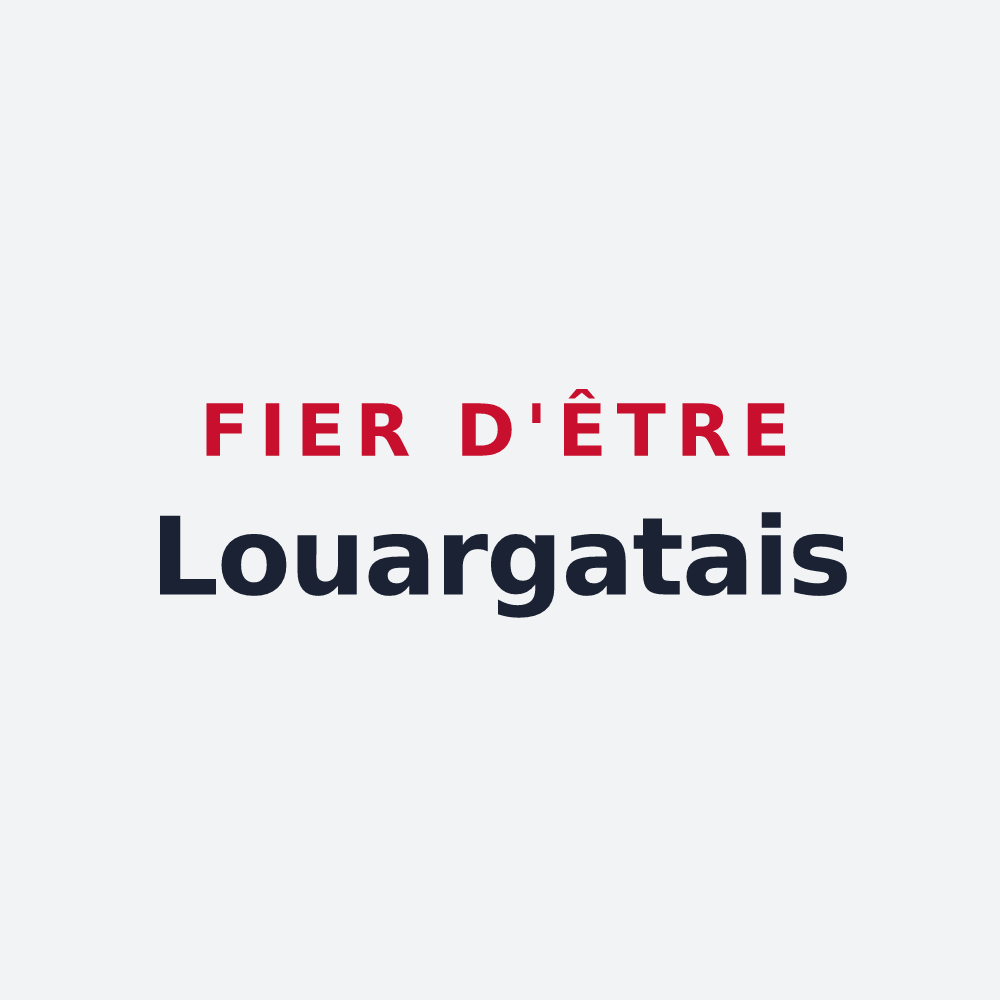 Poster « Fier d'être Louargatais » — design pour Louargat