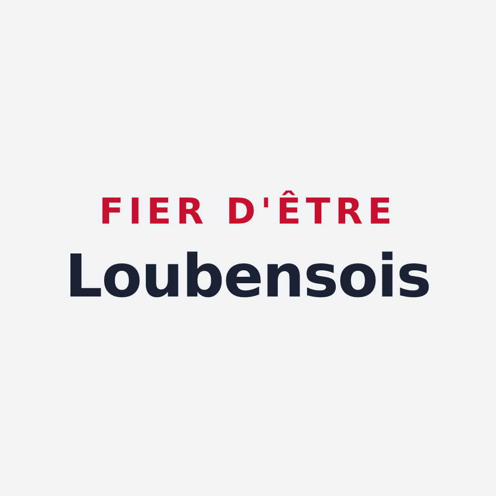 Poster « Fier d'être Loubensois » — design pour Loubens