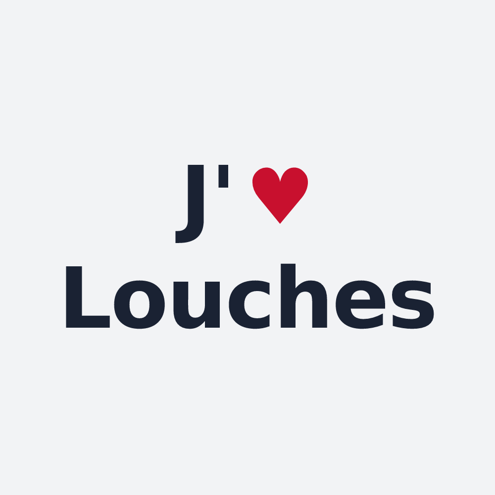 Poster personnalisé Louches — design J'aime Louches