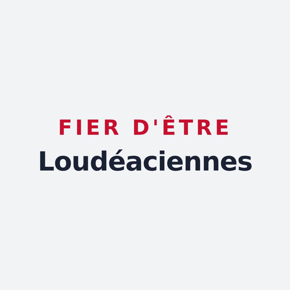 Poster « Fier d'être Loudéaciennes » — design pour Loudéac